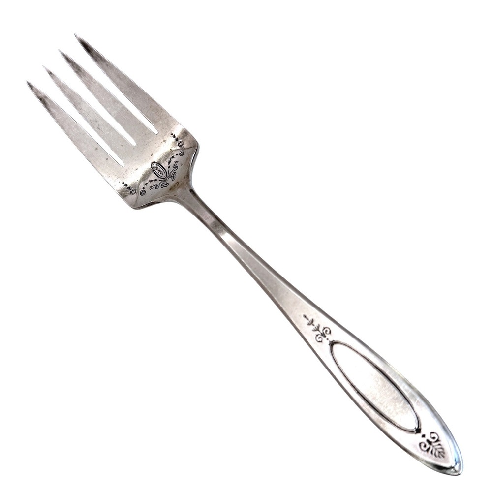 Vintage Oneida Community Plate Adam Silverplate Serving Fork 1917 No Monogram